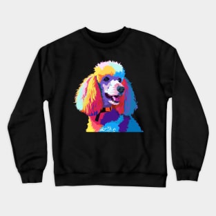 Poodle Pop Art - Dog Lover Gifts Crewneck Sweatshirt